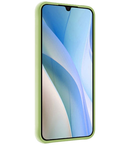 Forterra Samsung A15 Hoesje Siliconen Backcover Lichtgewicht - Groen