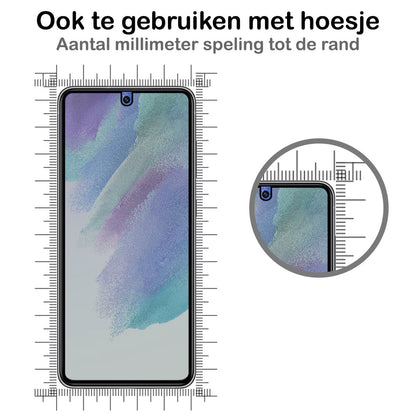 Forterra Samsung S21 FE Screenprotector Gehard Glas - Privacy