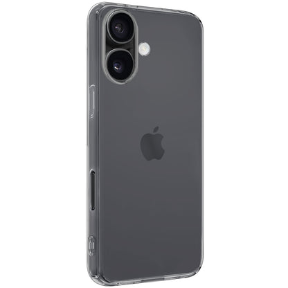 Forterra iPhone 16 Hoesje Siliconen Backcover Lichtgewicht - Transparant