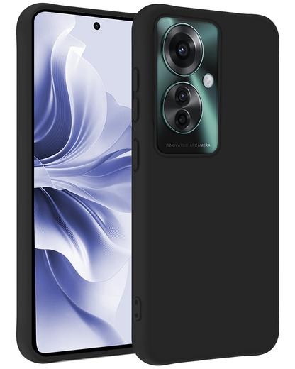 Forterra OPPO Reno 11F Hoesje Siliconen Backcover Lichtgewicht - Zwart
