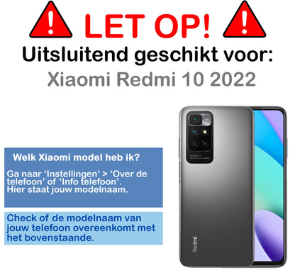 Forterra Xiaomi Redmi 10 2022 Screenprotector Gehard Glas - Anti-kras