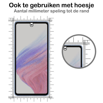 Forterra Samsung A53 Screenprotector Gehard Glas - Privacy