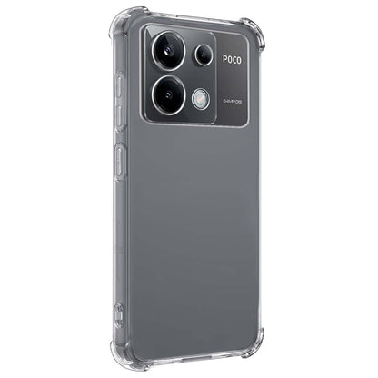Forterra Xiaomi Poco X6 Hoesje Shockproof Backcover Siliconen - Transparant