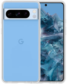 Forterra Google Pixel 8 Pro Hoesje Siliconen Backcover Lichtgewicht - Transparant