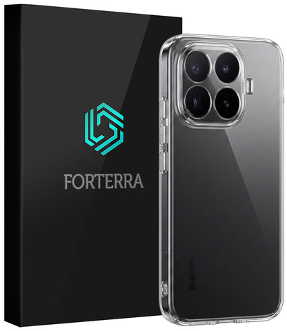 Forterra Xiaomi 17T Pro Hoesje Siliconen Backcover Lichtgewicht - Transparant