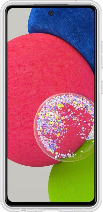 Forterra Samsung A52s Hoesje Siliconen Backcover Lichtgewicht - Transparant