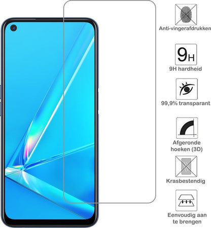 Forterra OPPO A72 Screenprotector Gehard Glas - Anti-kras