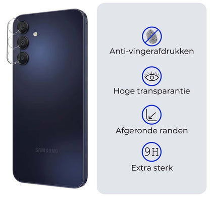 Forterra Samsung A15 Camera Screenprotector Gehard Glas