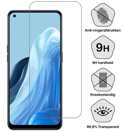 Forterra OPPO Reno 8 Lite Screenprotector Gehard Glas - Anti-kras