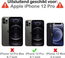 Forterra iPhone 12 Pro Hoesje Geschikt voor Magsafe Backcover Shockproof - Transparant