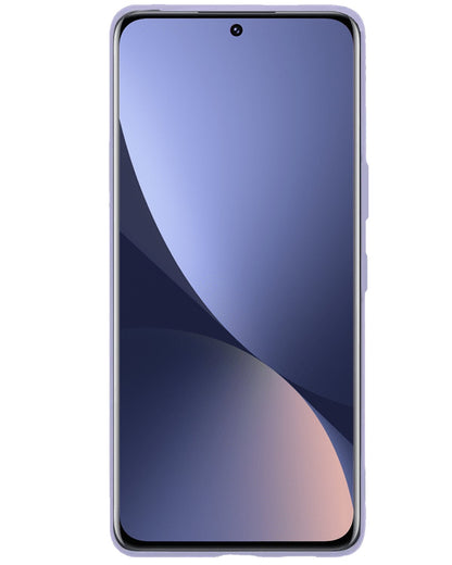 Forterra Xiaomi 12 Pro Hoesje Siliconen Backcover Lichtgewicht - Lila