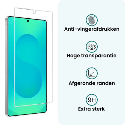 Forterra Samsung S25 Ultra Screenprotector Gehard Glas met Installatieframe