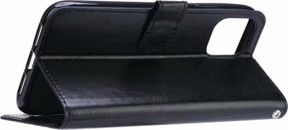 Forterra iPhone 11 Hoesje Bookcase Cover met Kaarthouder - Zwart