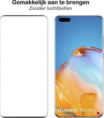 Forterra Huawei P40 Pro Screenprotector Gehard Glas - Full Screen
