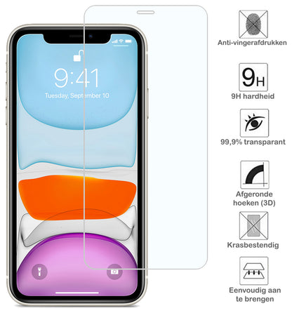 Forterra iPhone 11 Pro Screenprotector Gehard Glas - Volledige dekking