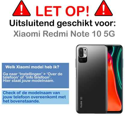 Forterra Redmi Note 10 5G Screenprotector Gehard Glas - Anti-kras