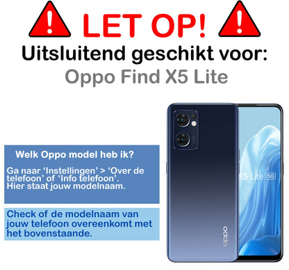 Forterra OPPO Find X5 Lite Screenprotector Gehard Glas - Anti-kras