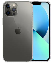 Forterra iPhone 13 Pro Hoesje Siliconen Backcover Lichtgewicht - Transparant