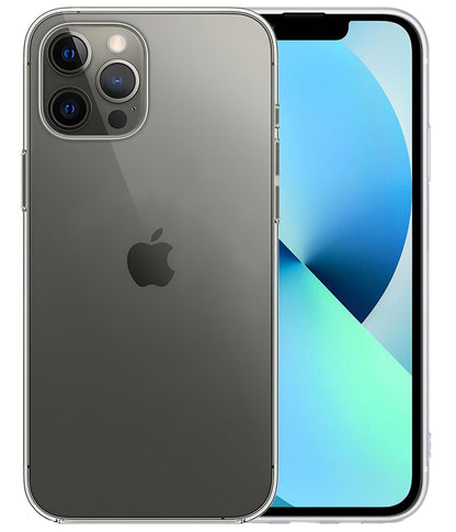 Forterra iPhone 13 Pro Hoesje Siliconen Backcover Lichtgewicht - Transparant