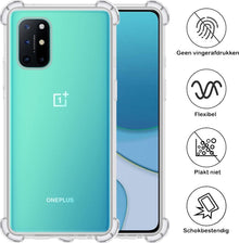 Forterra OnePlus 8T Hoesje Shockproof Backcover Siliconen - Transparant