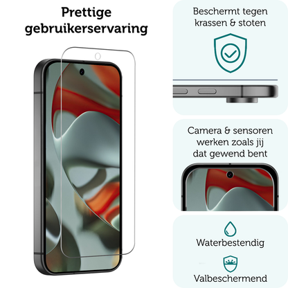 Forterra Google Pixel 9 Pro Screenprotector Gehard Glas - Anti-kras