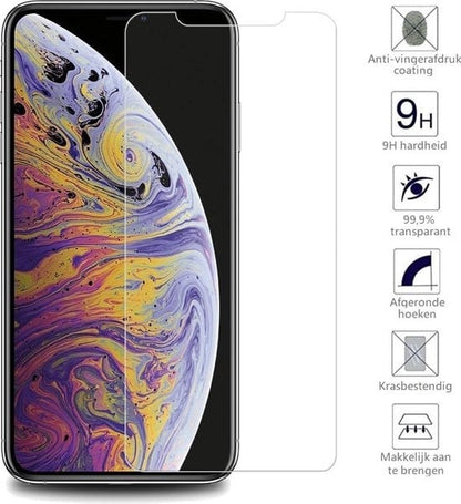 Forterra iPhone Xs Screenprotector Gehard Glas - Anti-kras