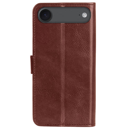 Forterra iPhone Air Hoesje Bookcase Cover met Kaarthouder - Bruin