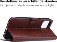 Forterra iPhone 12 Hoesje Bookcase Cover met Kaarthouder - Bruin