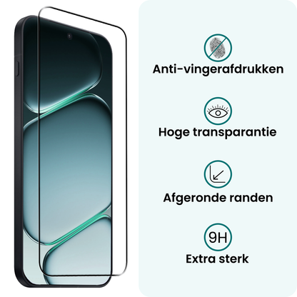 Forterra OnePlus Nord 6 Screenprotector Gehard Glas - Full Screen