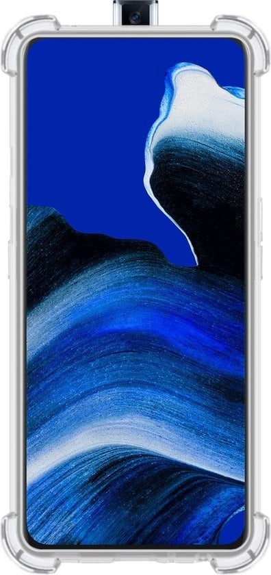 Forterra OPPO Reno 2 Hoesje Shockproof Backcover Siliconen - Transparant