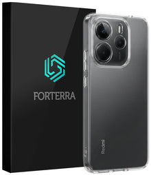 Forterra Xiaomi Redmi Note 14 5G Hoesje Siliconen Backcover Lichtgewicht - Transparant