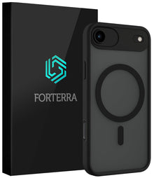 Forterra iPhone Air Hoesje Geschikt voor Magsafe Backcover Shockproof - Zwart