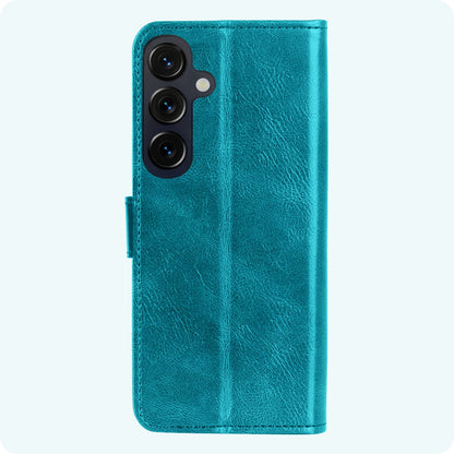 Forterra Samsung S26 Plus Hoesje Bookcase Cover met Kaarthouder - Turquoise