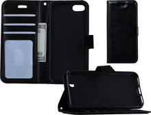 Forterra iPhone SE 2020 Hoesje Bookcase Cover met Kaarthouder - Zwart