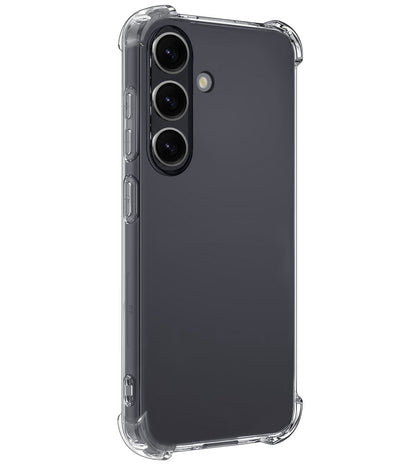 Forterra Samsung S24 Hoesje Shockproof Backcover Siliconen - Transparant