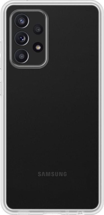 Forterra Samsung A72 Hoesje Siliconen Backcover Lichtgewicht - Transparant