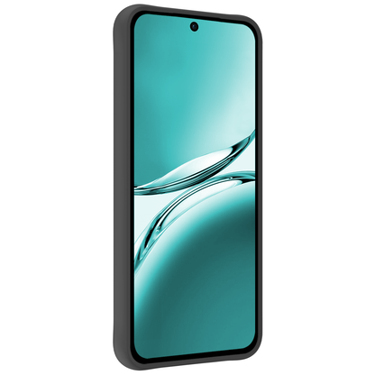 Forterra Oppo Reno 12 F Hoesje Siliconen Backcover Lichtgewicht - Zwart