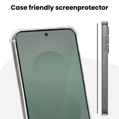 Forterra Privacy Screenprotector Geschikt voor Samsung Galaxy S25 - Met Installatie Kit - Privacy - Beschermglas - Flexibel Glas - Tempered Glass - Screen Protector