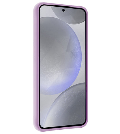 Forterra Samsung S24 Plus Hoesje Siliconen Backcover Lichtgewicht - Lila