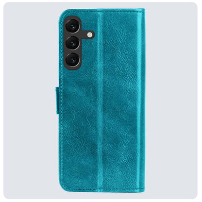 Forterra Samsung S23 FE Hoesje Bookcase Cover met Kaarthouder - Turquoise