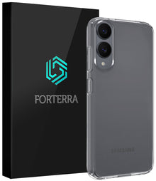 Forterra Samsung S25 Edge Hoesje Siliconen Backcover Lichtgewicht - Transparant