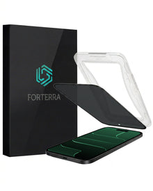 Forterra Privacy Screenprotector Geschikt voor Apple iPhone Air - Met Installatie Kit - Privacy - Beschermglas - Flexibel Glas - Tempered Glass - Screen Protector