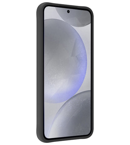 Forterra Samsung S24 Hoesje Siliconen Backcover Lichtgewicht - Zwart