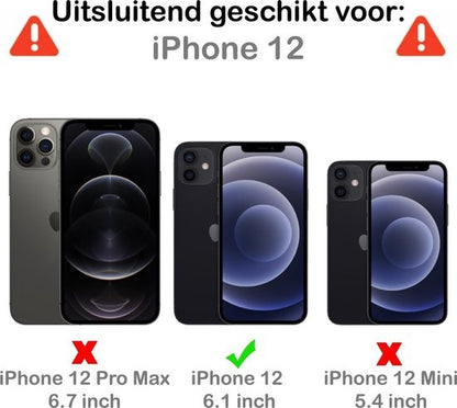 Forterra iPhone 12 Screenprotector Gehard Glas - Privacy