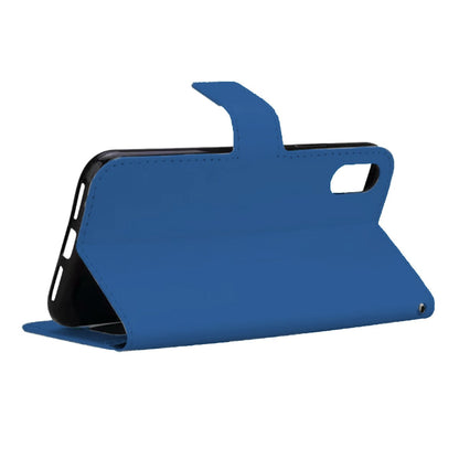 Forterra iPhone XR Hoesje Bookcase Cover met Kaarthouder - Donkerblauw