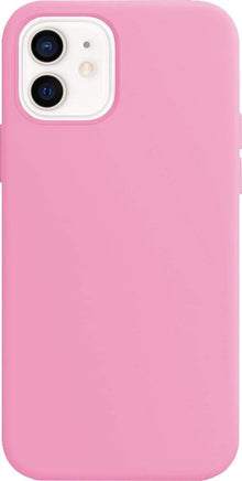Forterra iPhone 12 Mini Hoesje Siliconen Backcover Lichtgewicht - Lichtroze