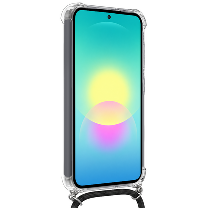 Forterra Samsung A27 Hoesje met Koord Backcover Shockproof - Transparant