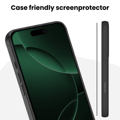 Forterra Privacy Screenprotector Geschikt voor Apple iPhone 16 Pro Max - Met Installatie Kit - Privacy - Beschermglas - Flexibel Glas - Tempered Glass - Screen Protector