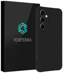 Forterra Samsung S25 Plus Hoesje Siliconen Backcover Lichtgewicht - Zwart