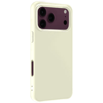 Forterra iPhone 18 Pro Max Hoesje Siliconen Backcover Lichtgewicht - Wit